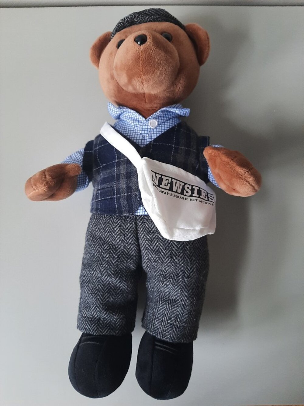 Disney Newsies the Musical Official Broadway Souvenir Plush Bear